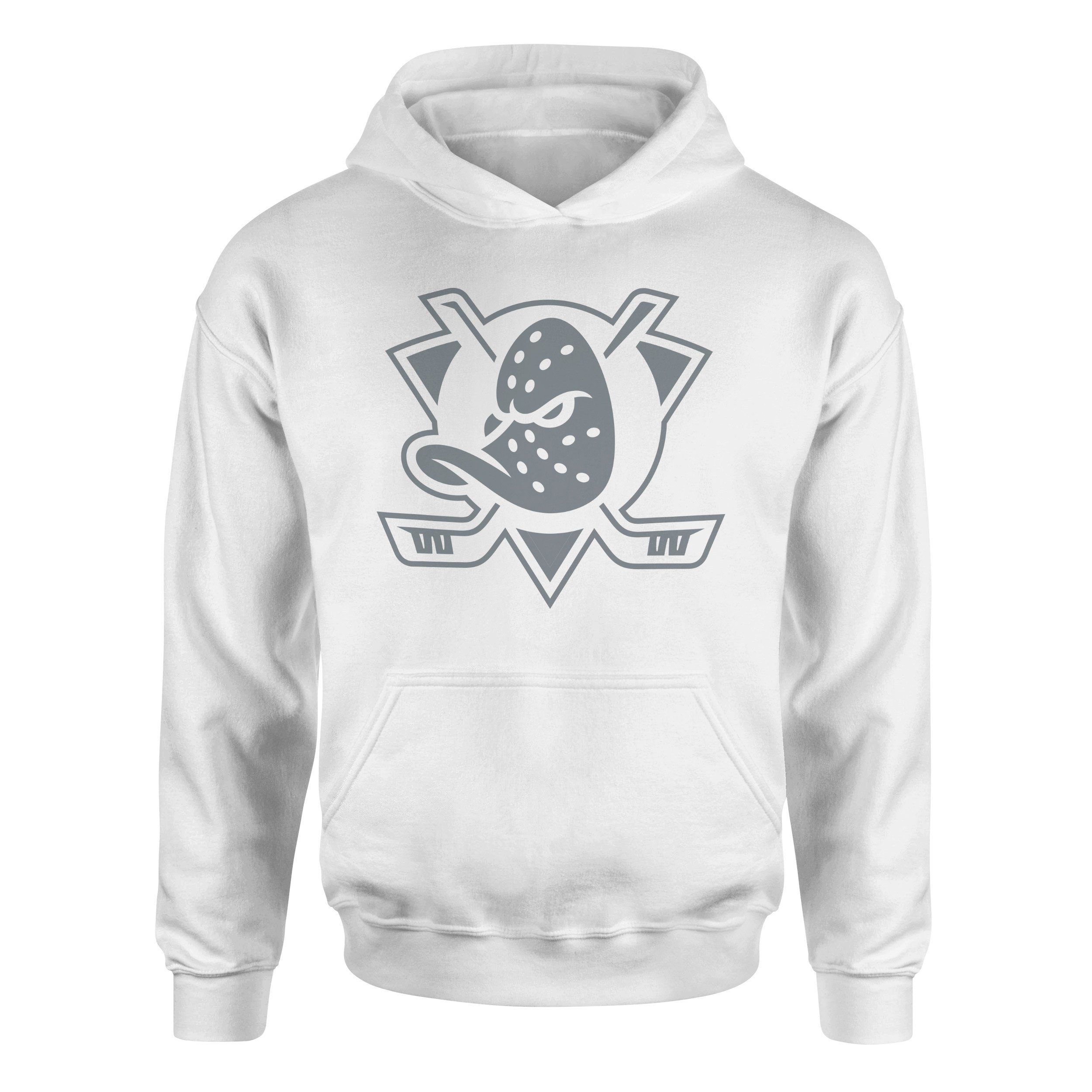 Anaheim Ducks Muted Shield Hoodie XL - Beyaz