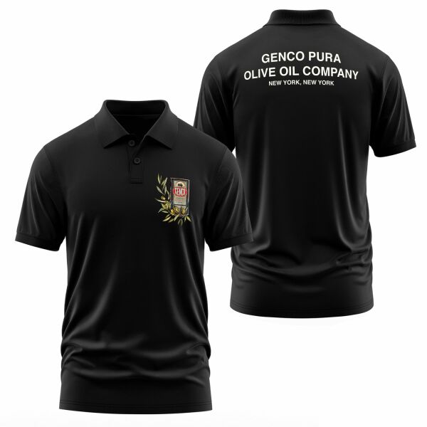 Genco Olive Oil Company | The Godfather Polo Tişört M - Siyah