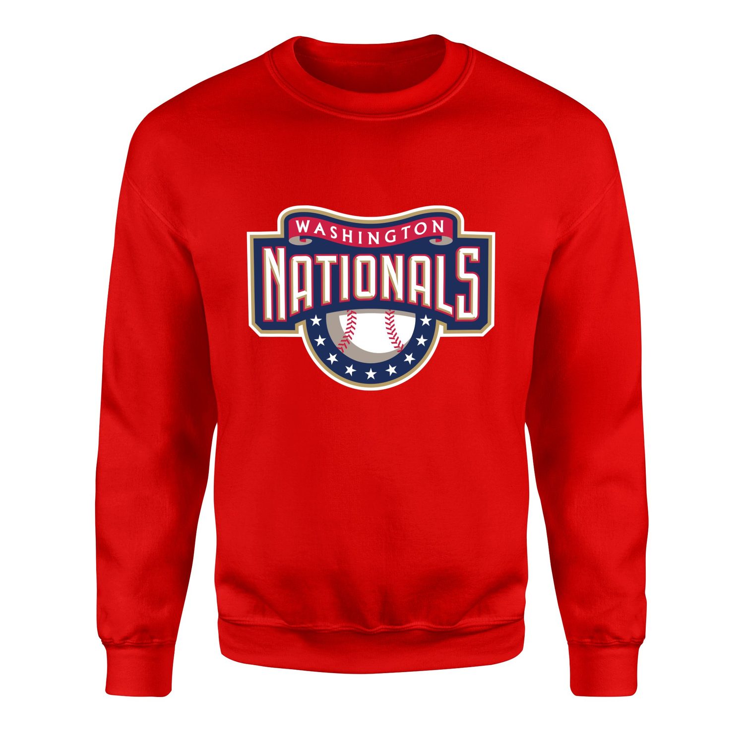 Washington NATIONALS Retro Sweatshirt XXL - Kırmızı