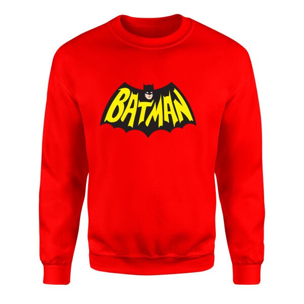 Batman Sweatshirt M - Kırmızı