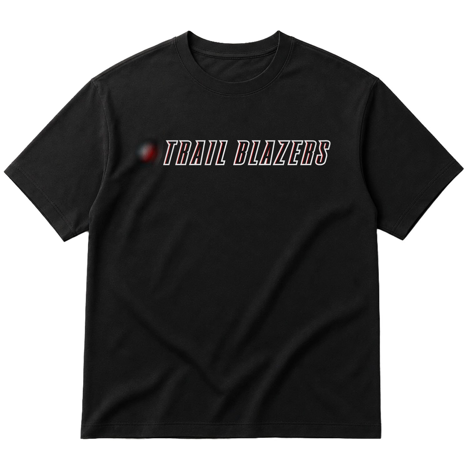 Trail Blazers Oversize Tişört S - Siyah