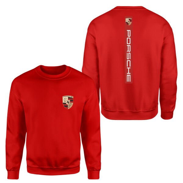 Porsche V Graphic Guards Red Sweatshirt M - Kırmızı
