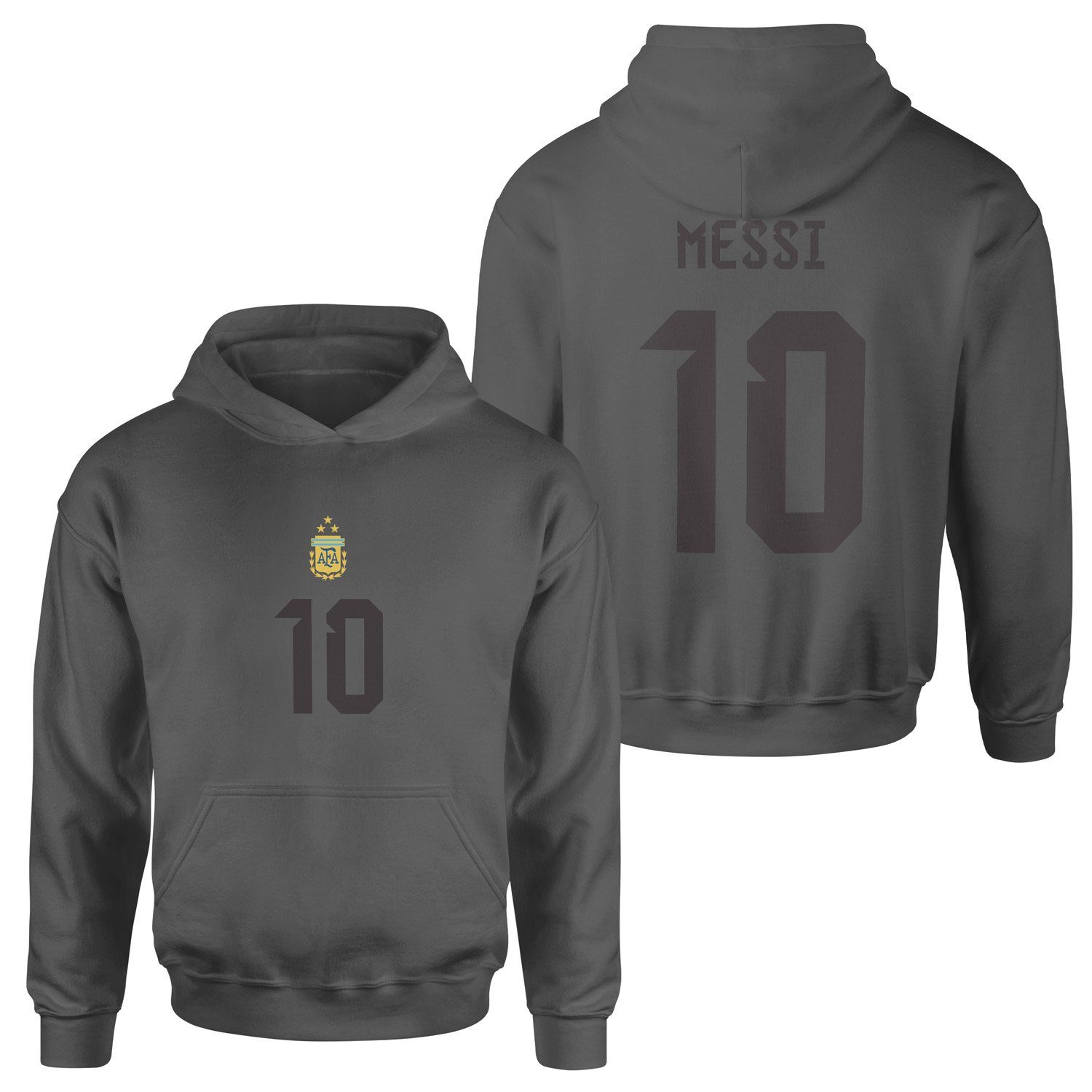 Lionel Messi Forma Hoodie L - Füme