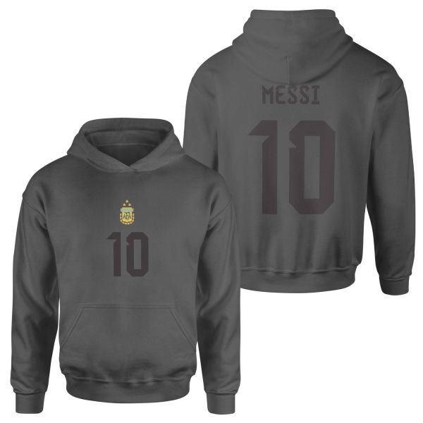 Lionel Messi Forma Hoodie L - Füme