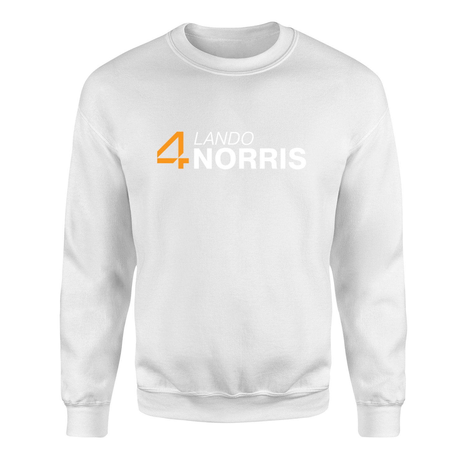 Lando Norris 4 Sweatshirt M - Beyaz