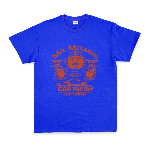 Mr. Miyagi Car Wash Tişört S - Mavi