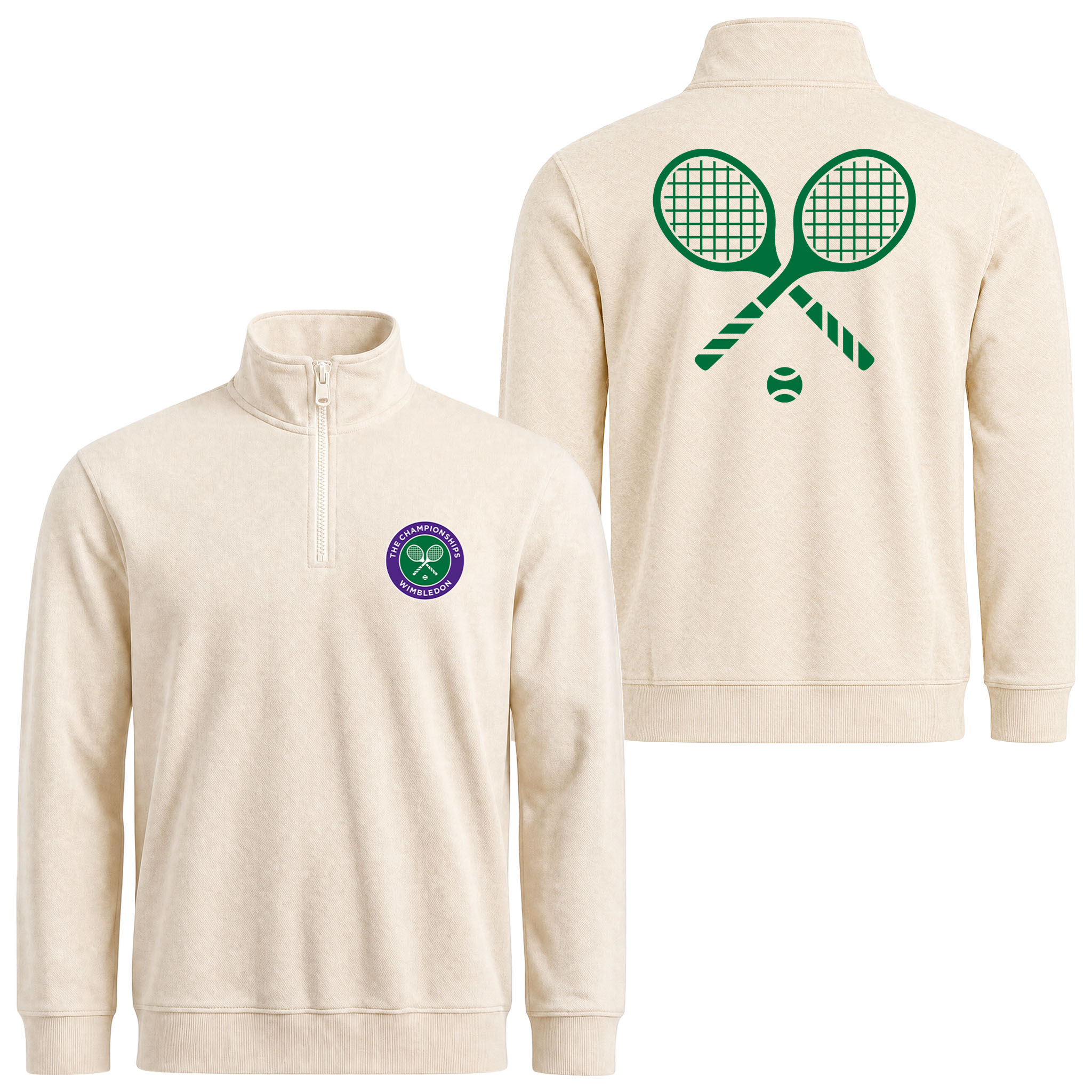 Wimbledon SE Yarım Fermuarlı Sweatshirt