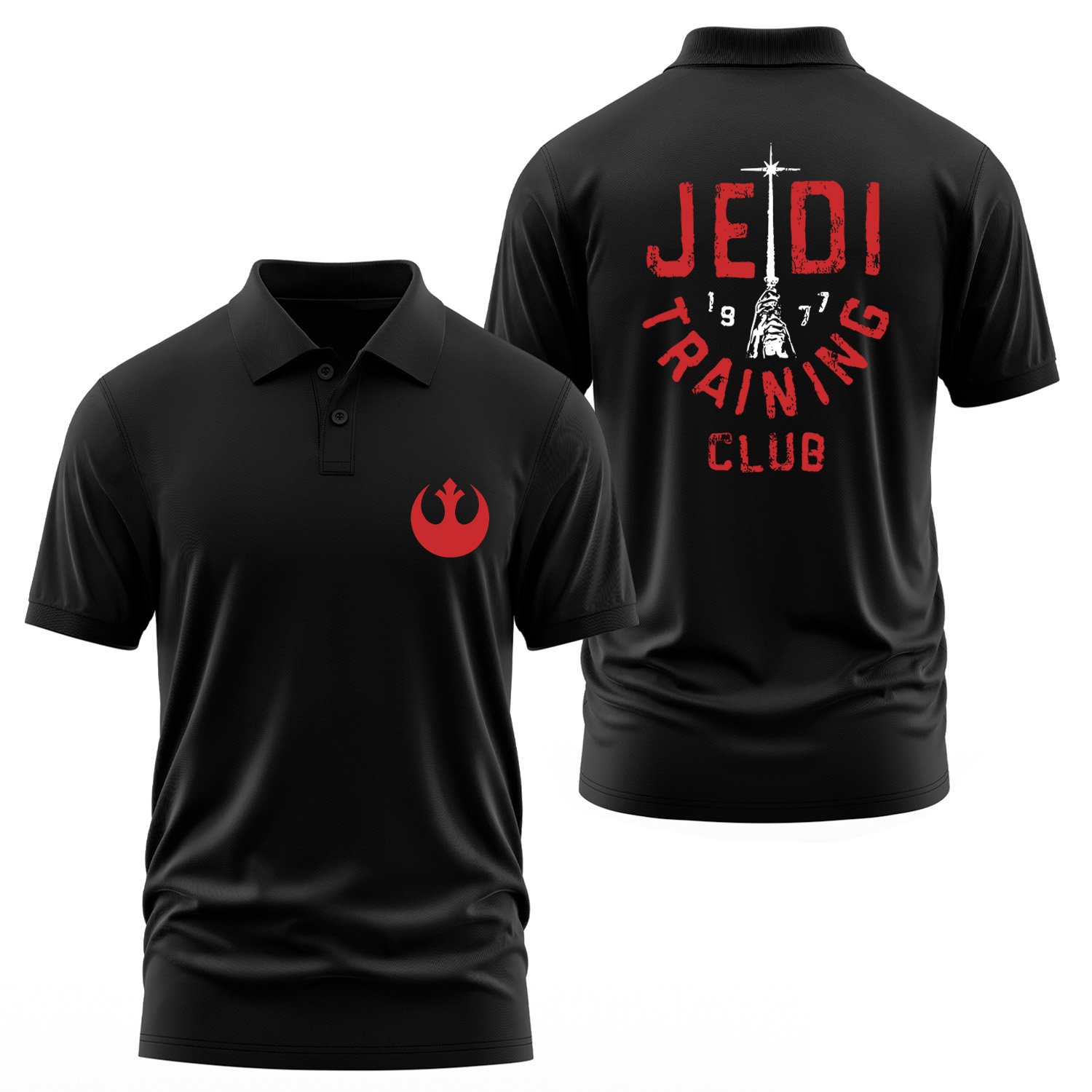 Jedi Training Club Polo Tişört M - Siyah