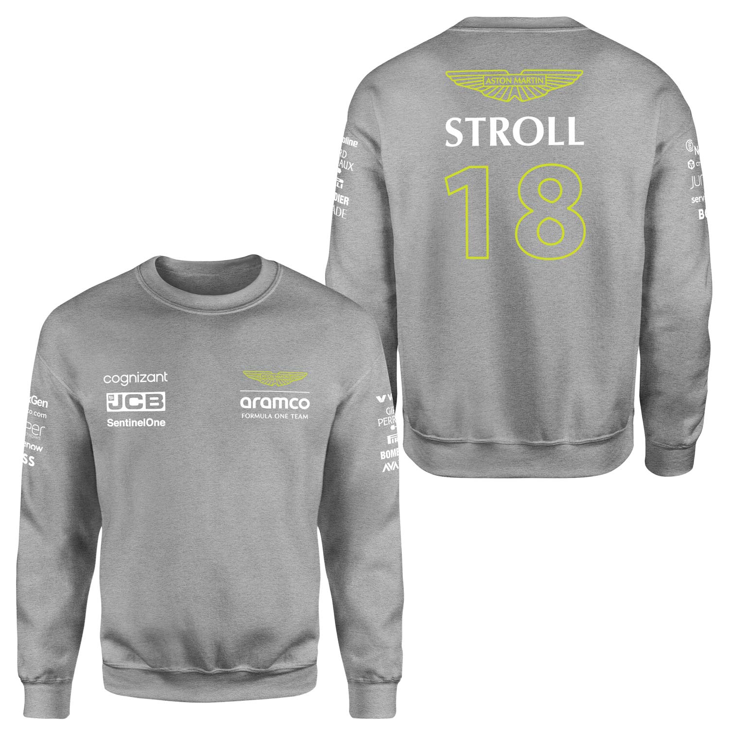 Lance Stroll 18 | Aston Martin Sweatshirt XL - Gri
