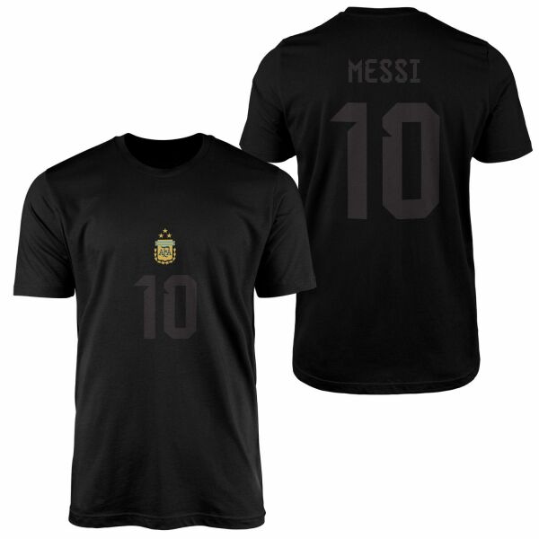 Lionel Messi Forma Tişört L - Siyah