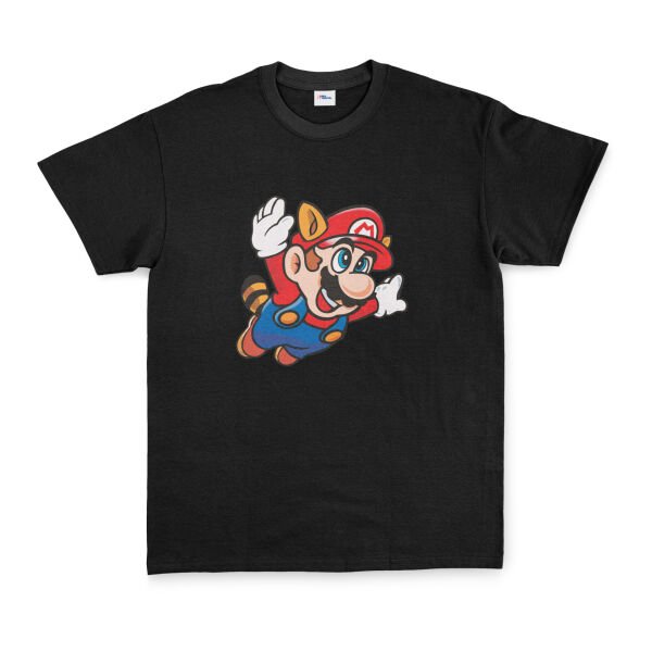 Super Mario Tişört S - Siyah