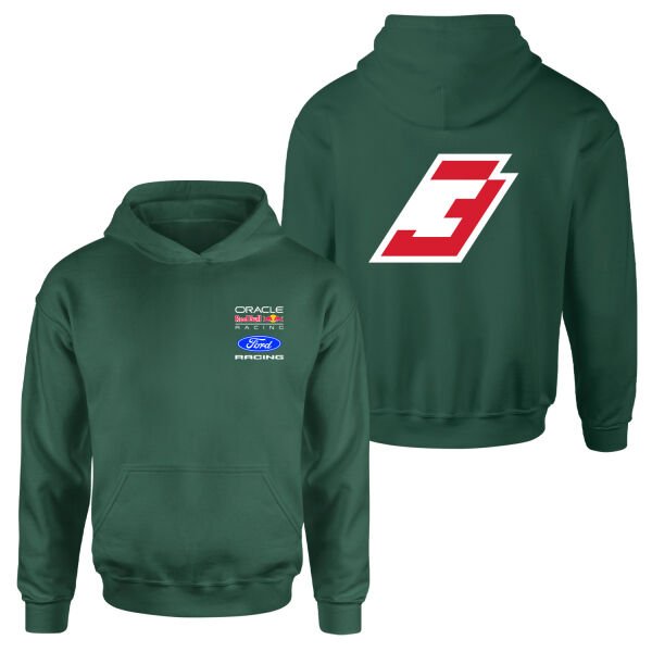 Max Verstappen Red Bull Jersey Hoodie M - Nefti Yeşili
