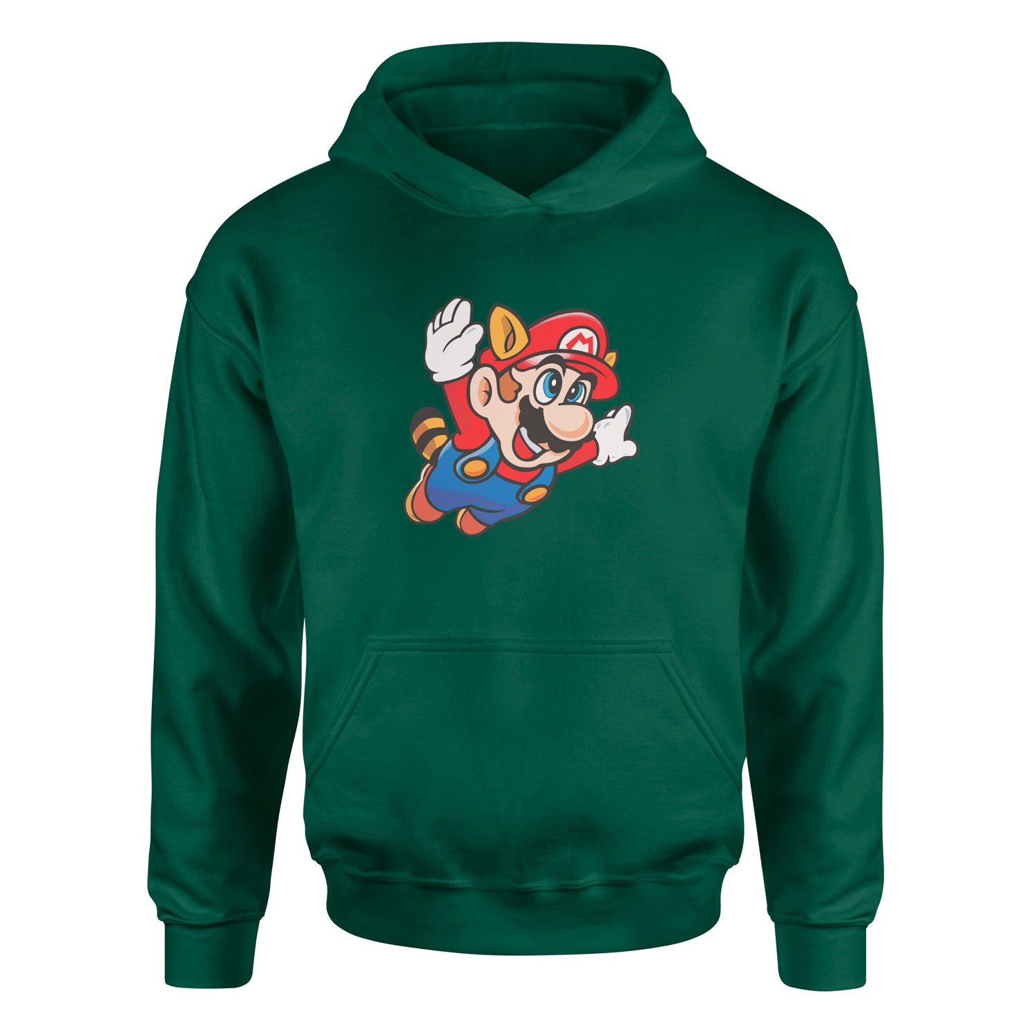 Super Mario Hoodie XXL - Nefti Yeşili