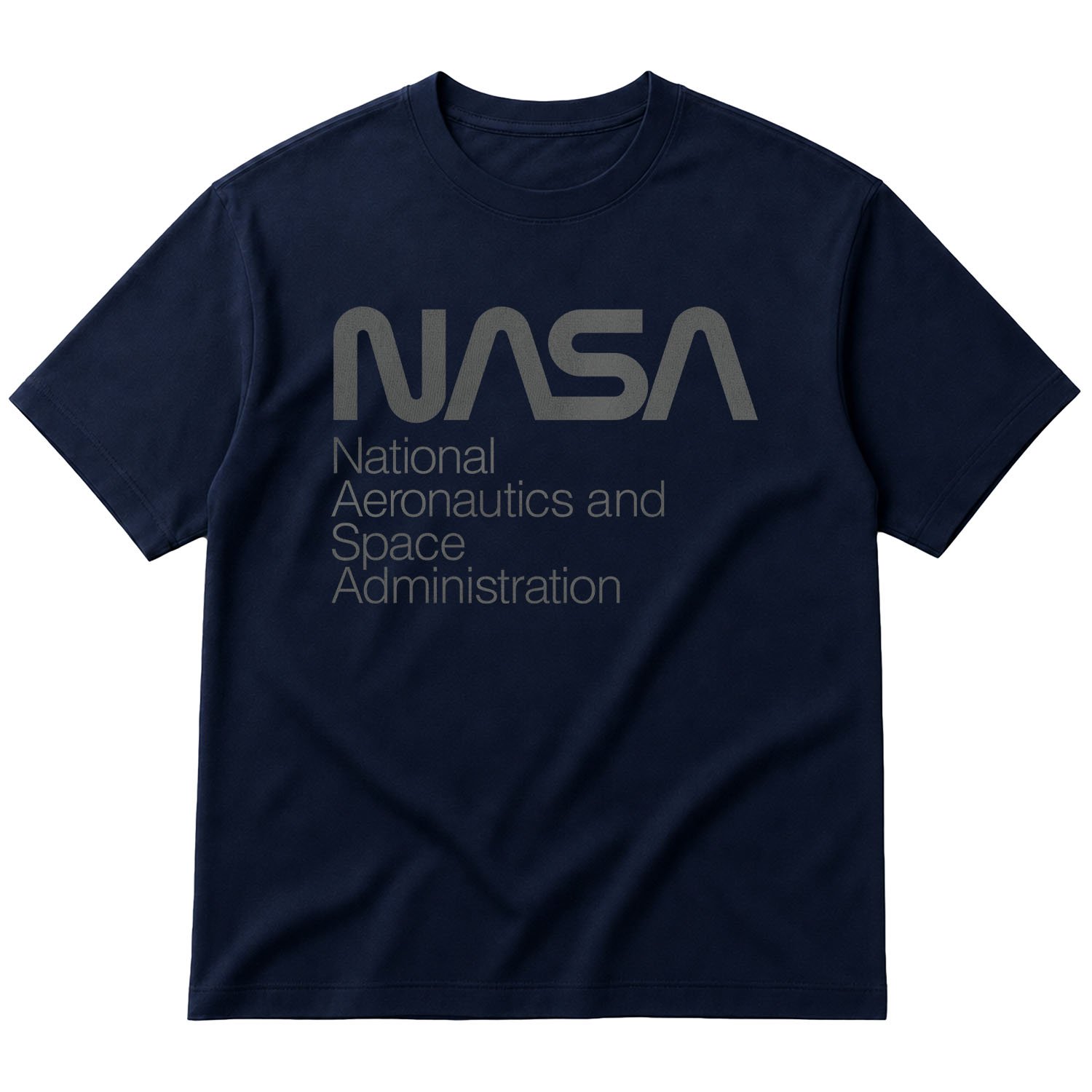 NASA Oversize Tişört XL - İndigo Mavisi