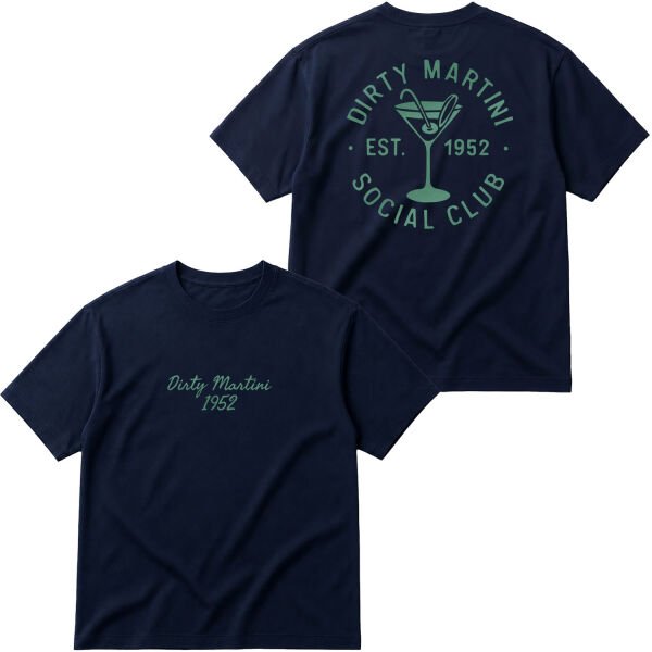 Dirty Martini 1952 Oversize Tişört L - İndigo Mavisi