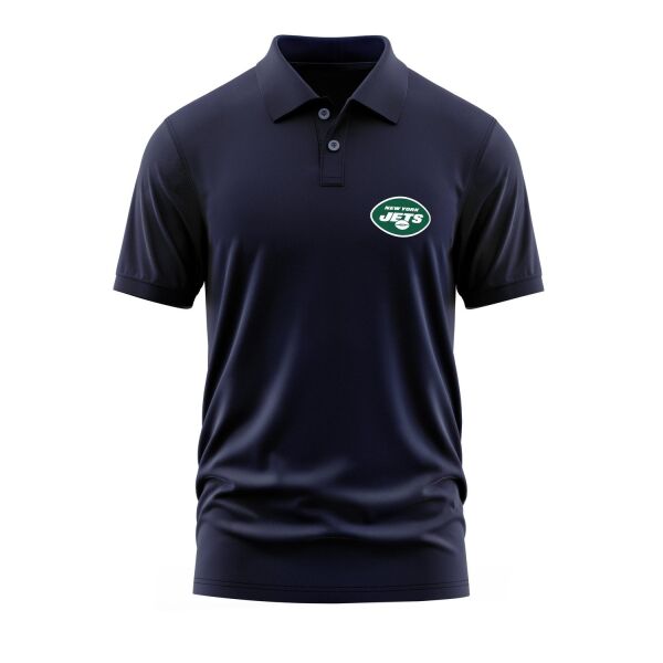 New York Jets Polo Tişört L - İndigo Mavisi