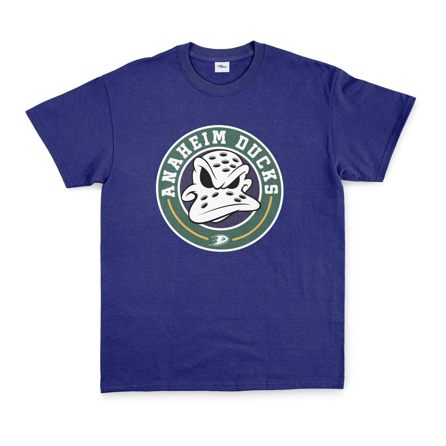 Anaheim Ducks Vintage Tişört M - İndigo Mavisi