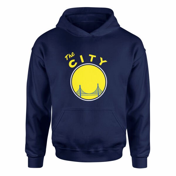 The City Hoodie L - İndigo Mavisi