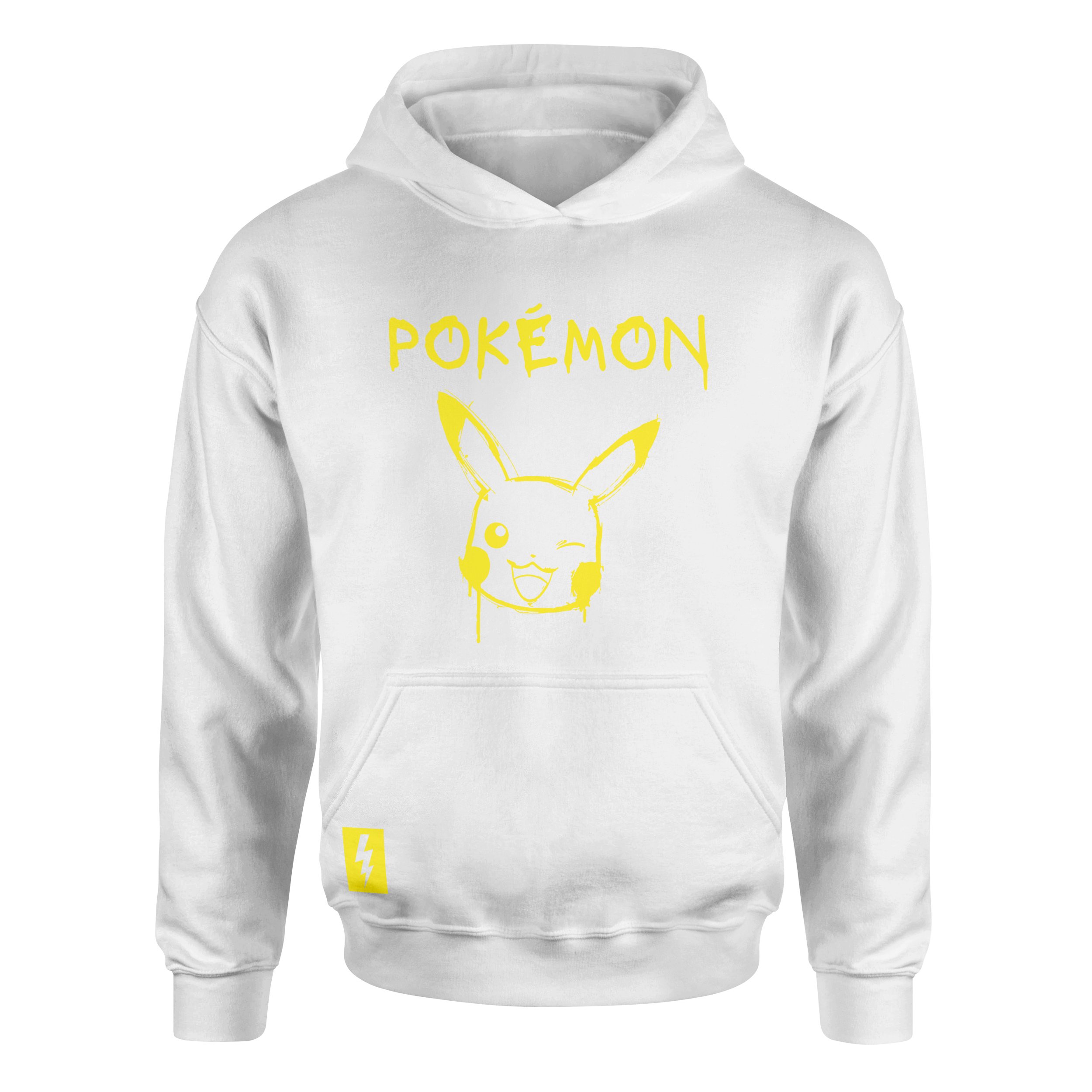 POKEMON #0025 Hoodie L - Beyaz