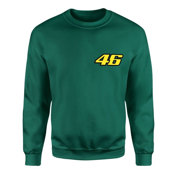 Rossi 46 Yellow Power Sweatshirt S - Nefti Yeşili