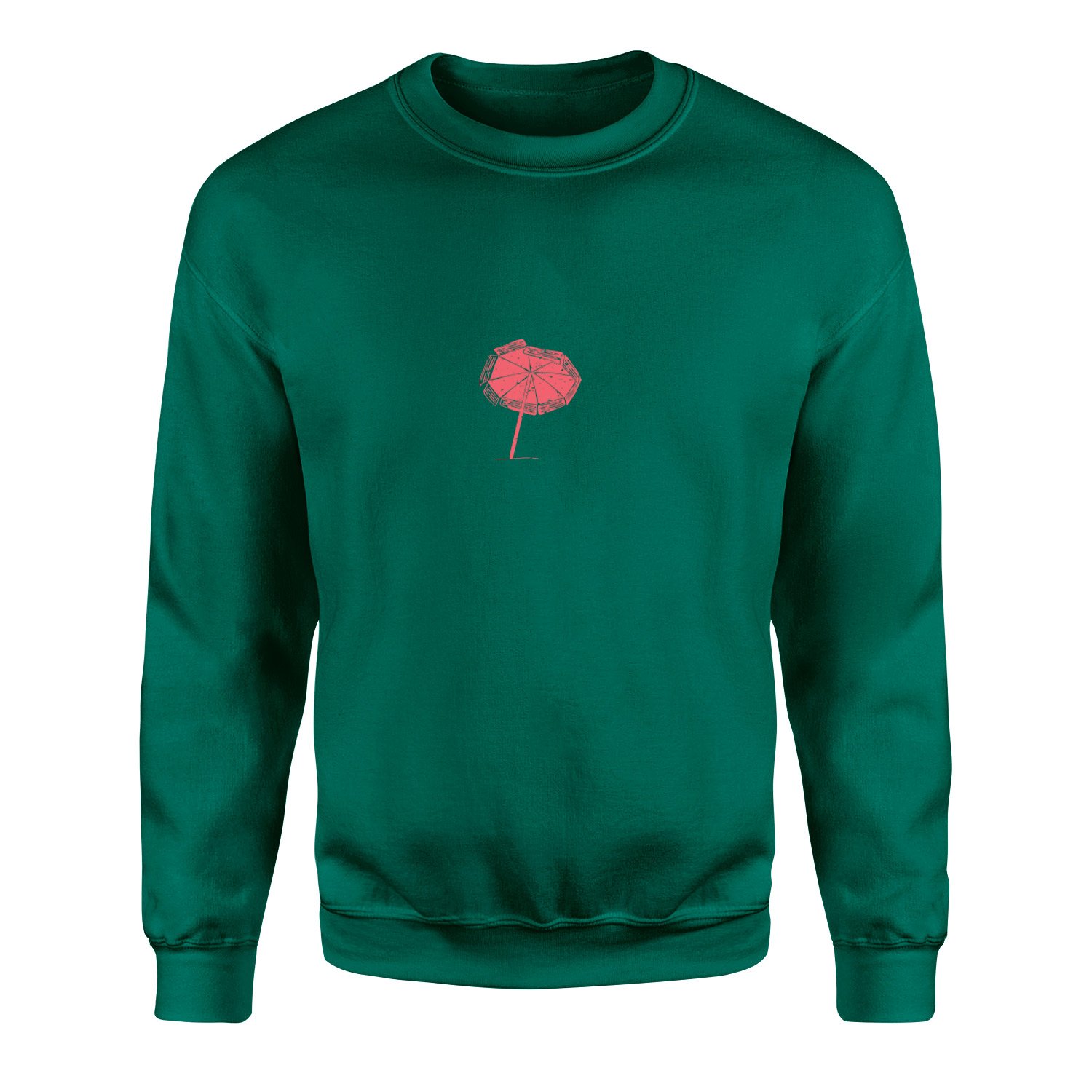 Beach Umbrella Sweatshirt XXL - Nefti Yeşili