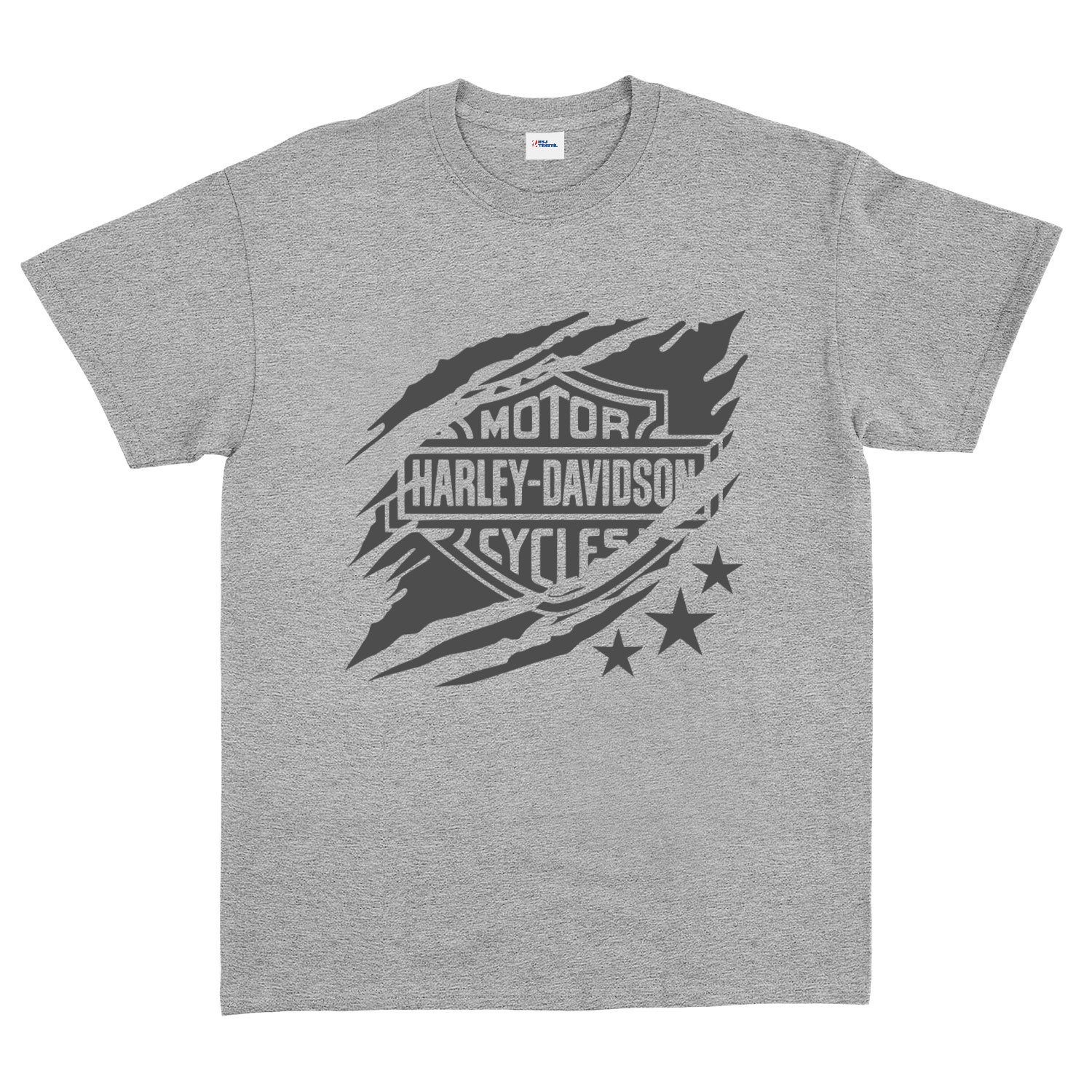 Harley Davidson Tear Tişört XXL - Gri | OUTLET