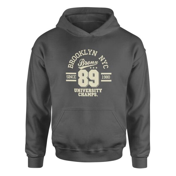 Brooklyn NYC Hoodie S - Füme