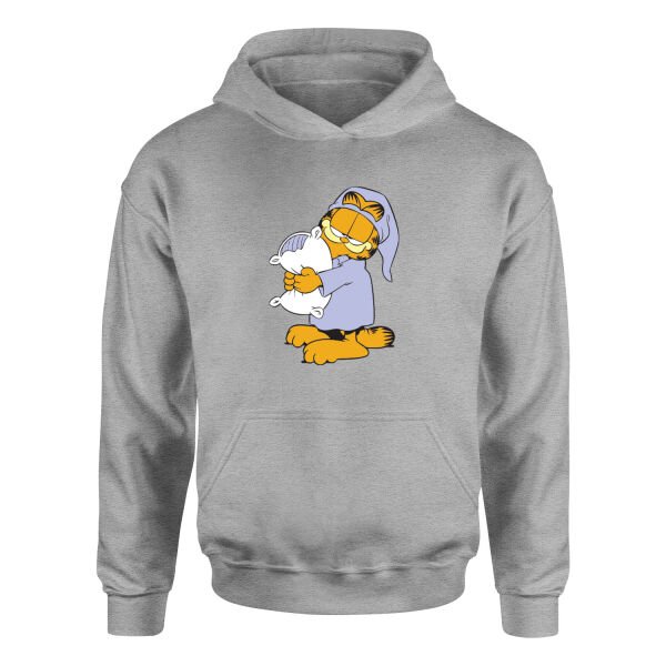 Garfield Hoodie S - Gri