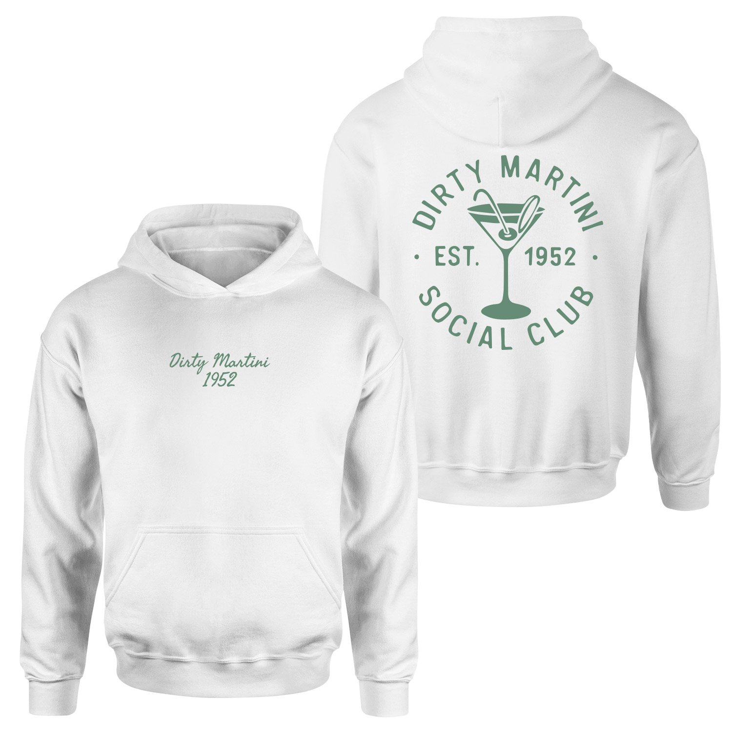 Dirty Martini 1952 Hoodie M - Beyaz