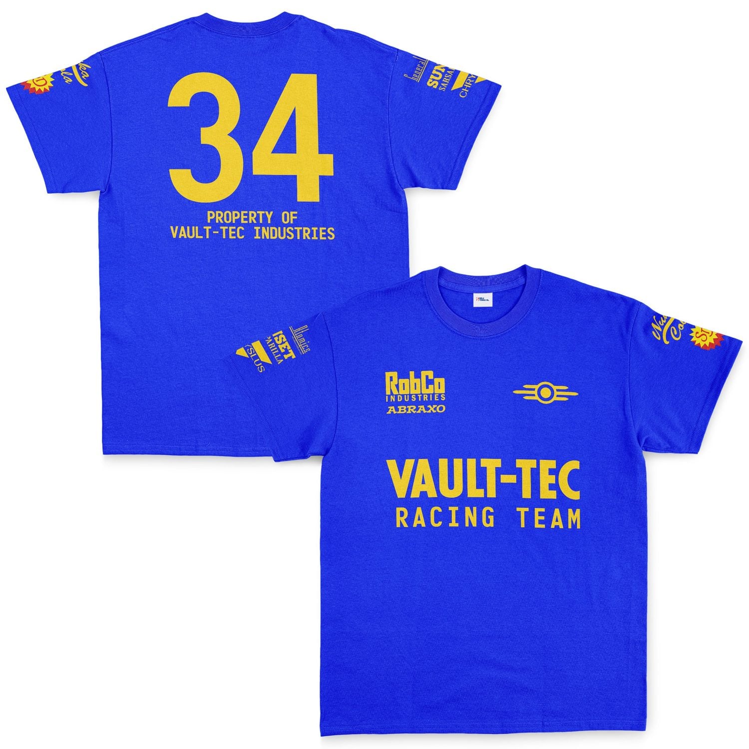 VAULT-TEC Racing Team Tişört M - Mavi