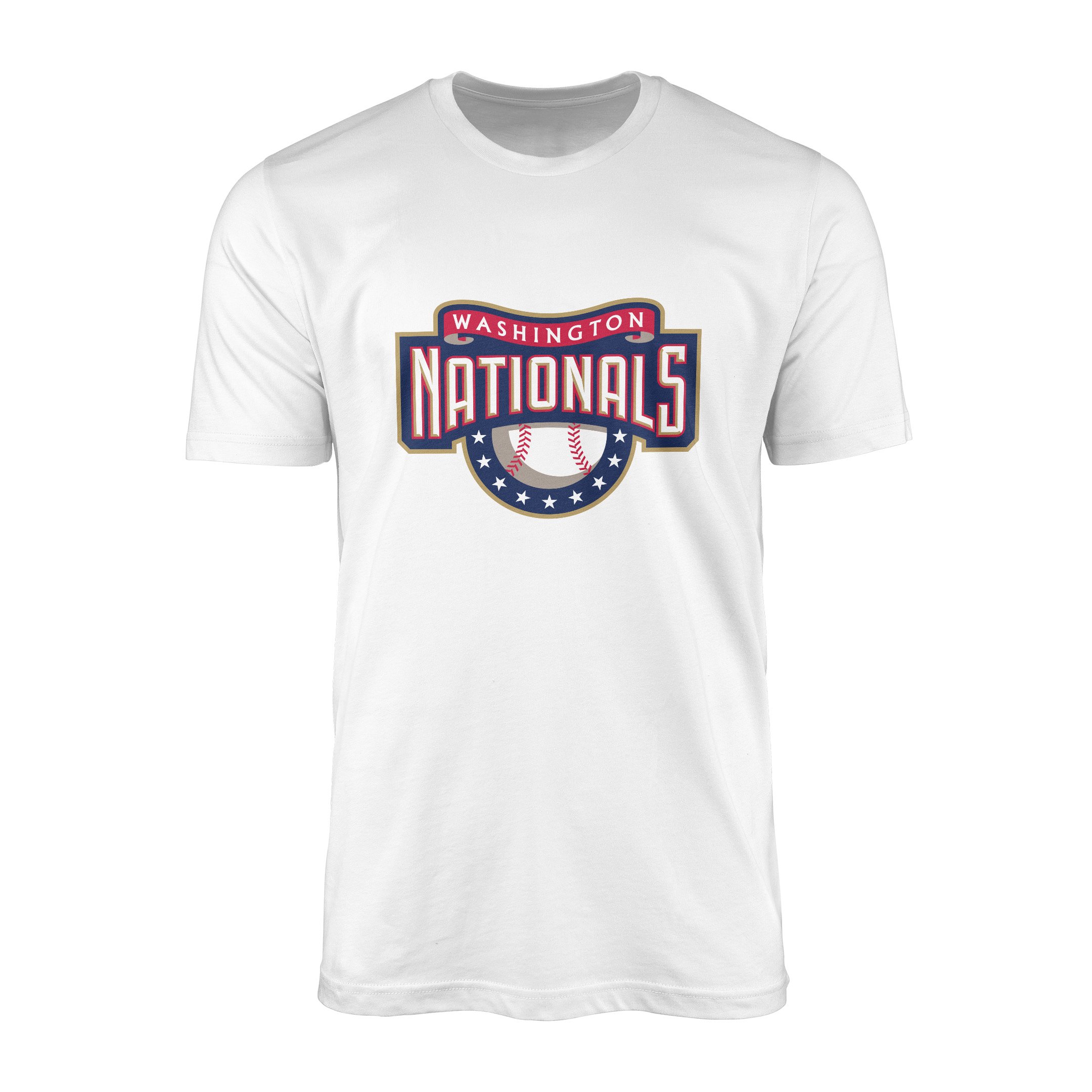 Washington NATIONALS Retro Tişört XL - Beyaz