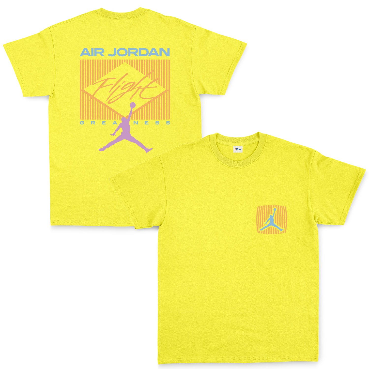 Flight Jordan Pastel Tişört L - Sarı