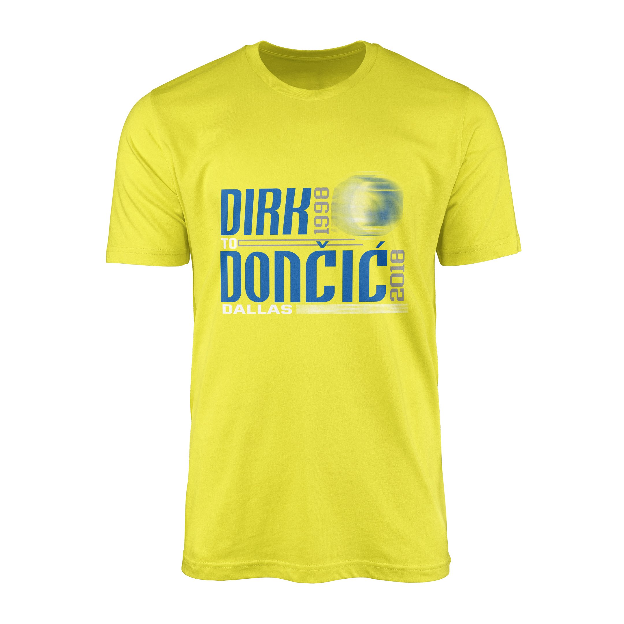 Dirk to Doncic 98-18 Tişört XXL - Sarı