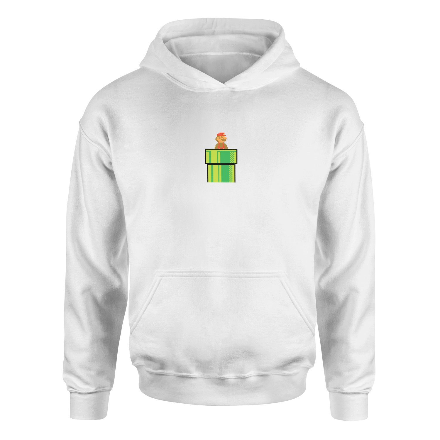 Super Mario Hoodie XXL - Beyaz