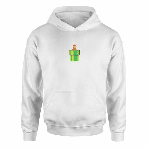 Super Mario Hoodie XXL - Beyaz