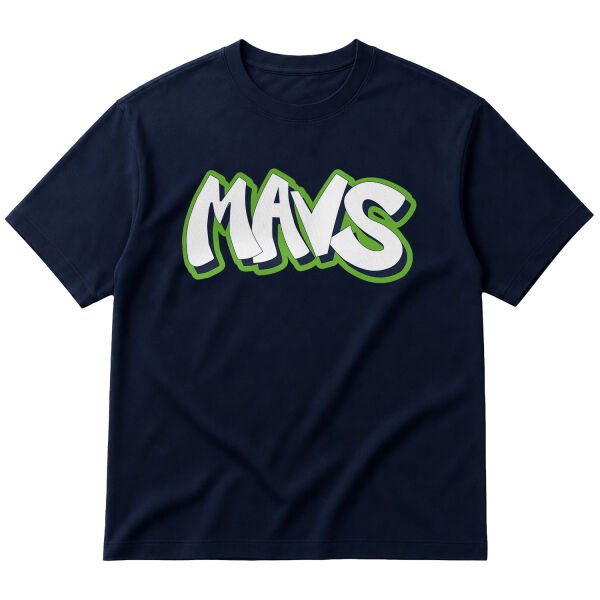 MAVS Oversize Tişört L - İndigo Mavisi