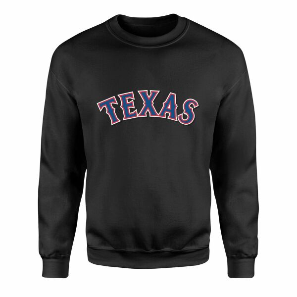 Texas Rangers Arch Sweatshirt S - Siyah