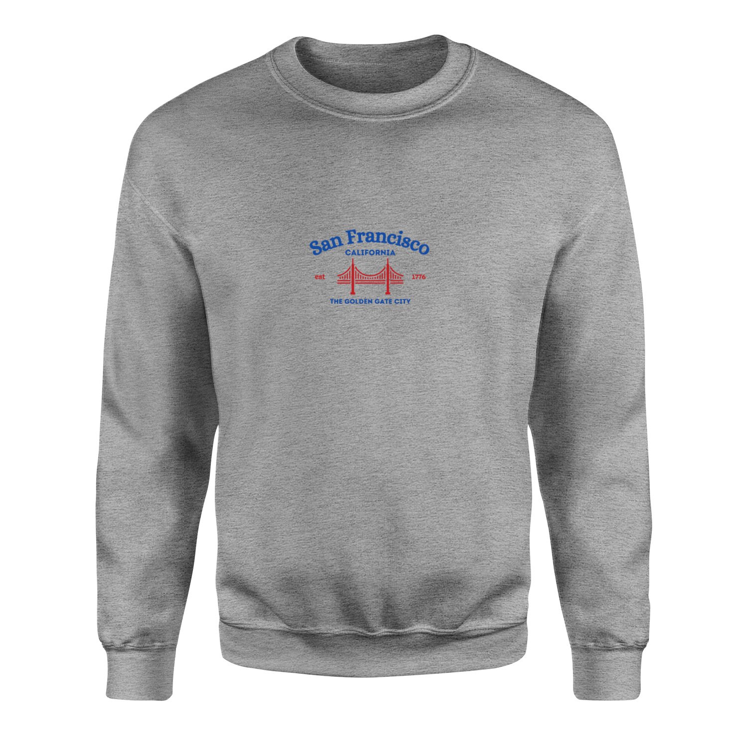 San Francisco, California Sweatshirt XL - Gri