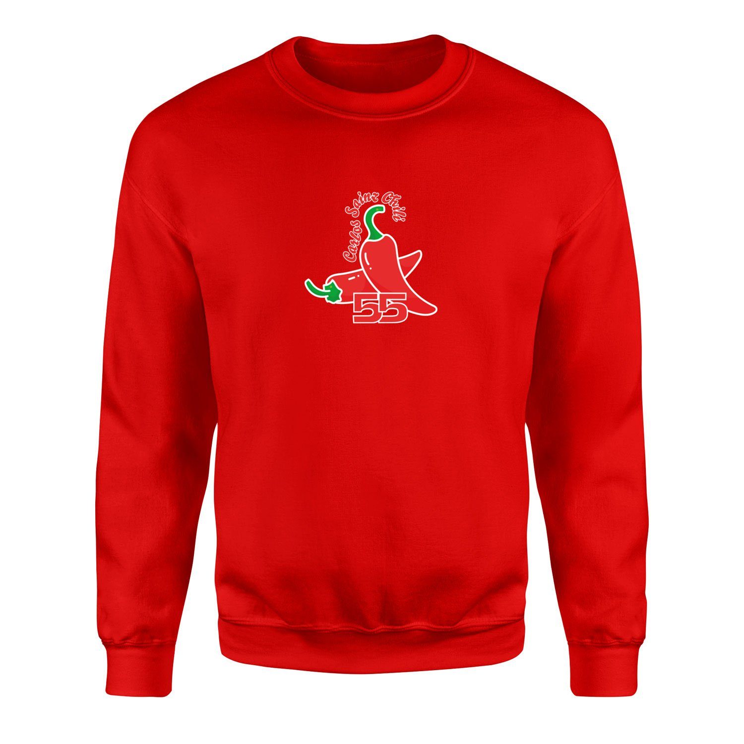 Carlos “Chili” Sainz Illustration Sweatshirt XXL - Kırmızı