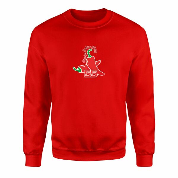 Carlos “Chili” Sainz Illustration Sweatshirt XXL - Kırmızı