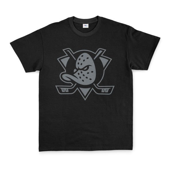 Anaheim Ducks Muted Shield Tişört S - Siyah
