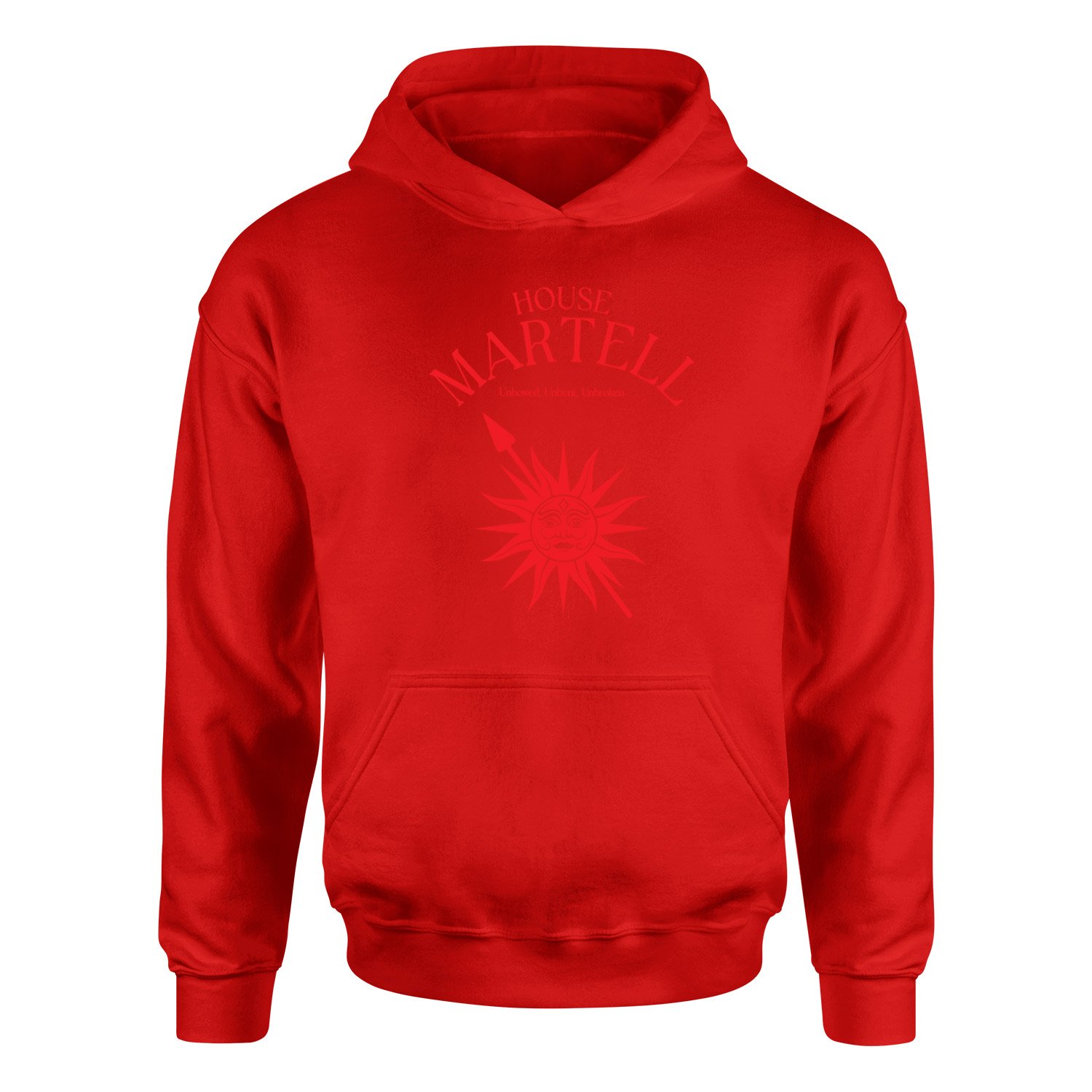 House Martell Hoodie M - Kırmızı