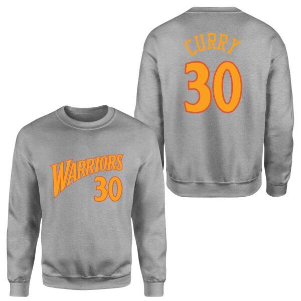 Stephen Curry 30 Golden State Forma Sweatshirt M - Gri