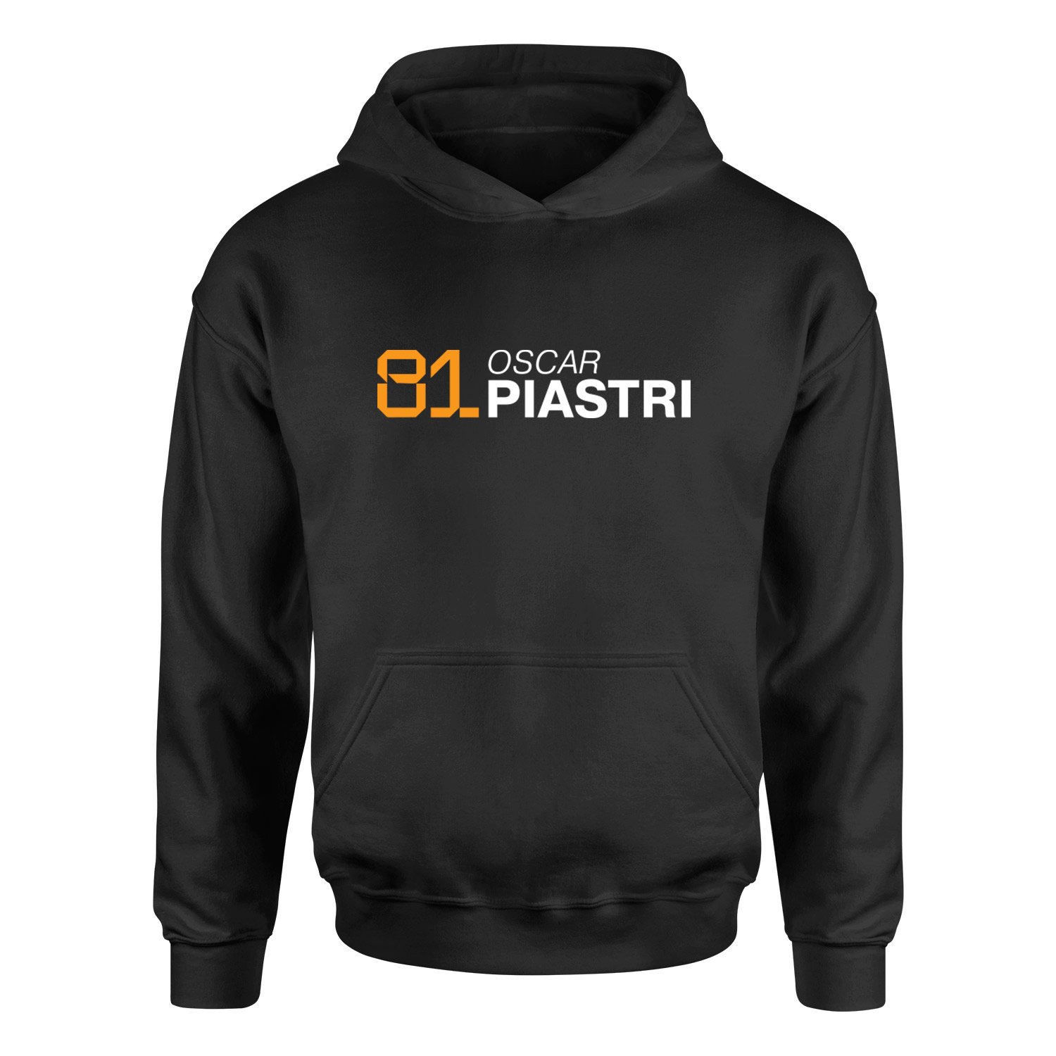 Oscar Piastri 81 Hoodie L - Siyah