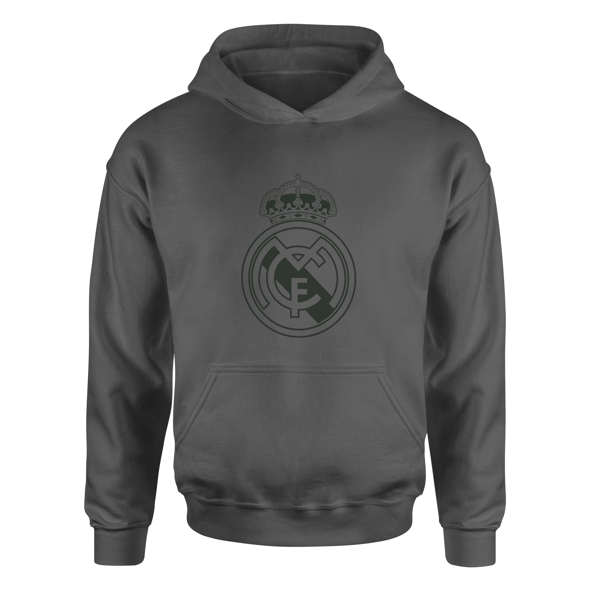 Real Madrid Shield Hoodie S - Füme