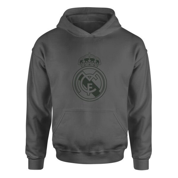 Real Madrid Shield Hoodie S - Füme
