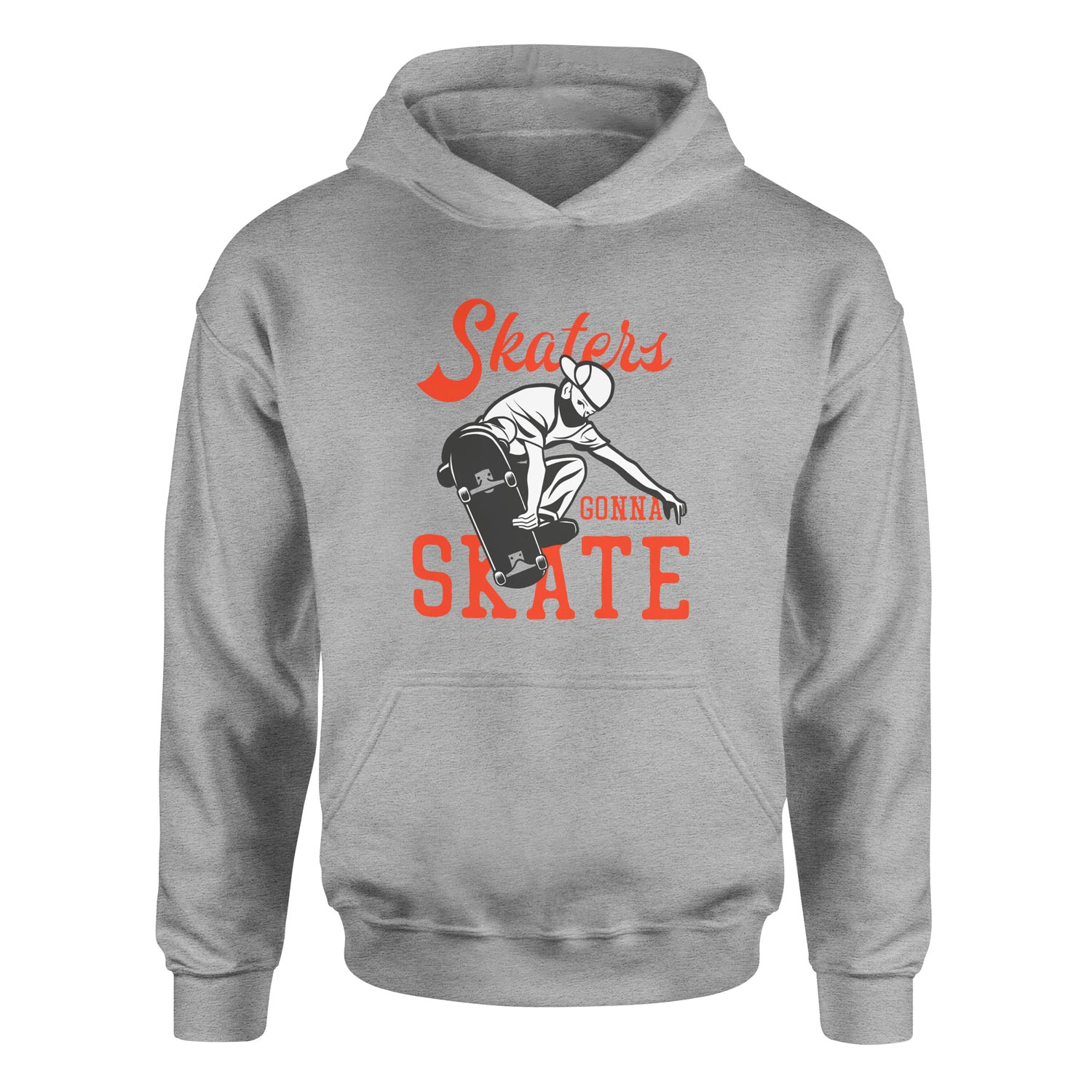 Skaters Gonna Skate II Hoodie S - Gri