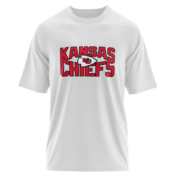 Kansas City Chiefs SQ Oversize Tişört M - Beyaz