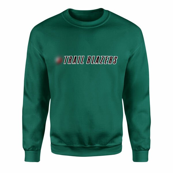 Trail Blazers Sweatshirt XL - Nefti Yeşili