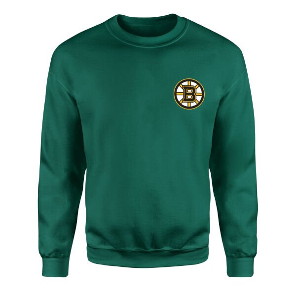 Boston Bruins Sweatshirt S - Nefti Yeşili